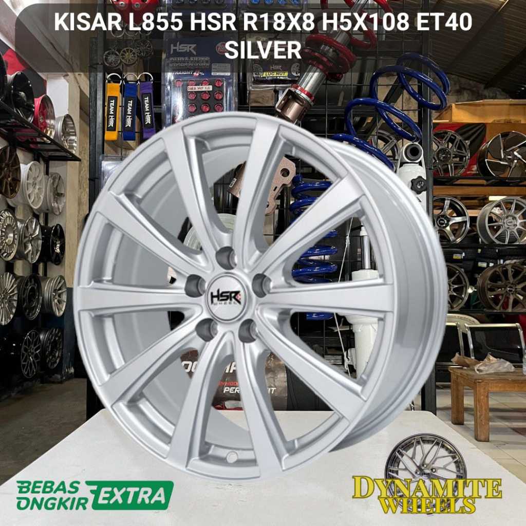 Velg HSR Ring 18 PCD 5x108 Untuk Mobil Ford Chery