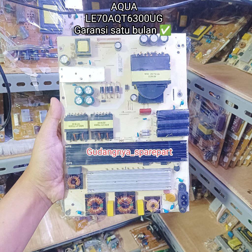 Psu power supply regulator AQUA LE70AQT6300UG 70AQT6300 mesin tv