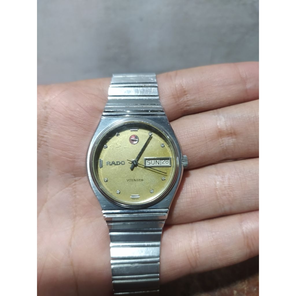 Jam Tangan Rado Voyager Automatic All Original Jam Tangan Vintage