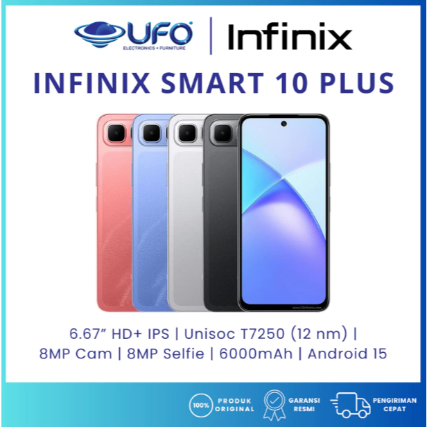 HP INFINIX Smart 10 Plus RAM8/128GB BARU - GARANSI RESMI