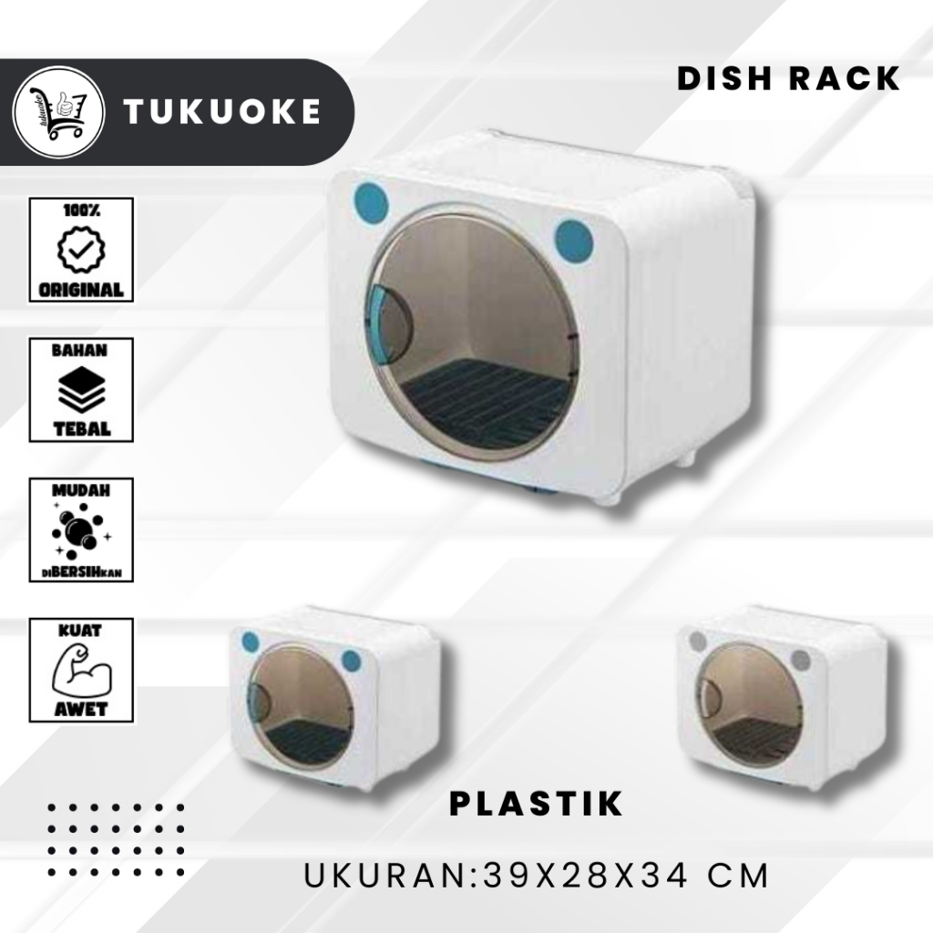 RAK PIRING TUTUP MIKA ANTI BACTERIAL TERTUTUP HIGIENIS LEMARI PIRING GELAS SENDOK DEBU RAK DAPUR