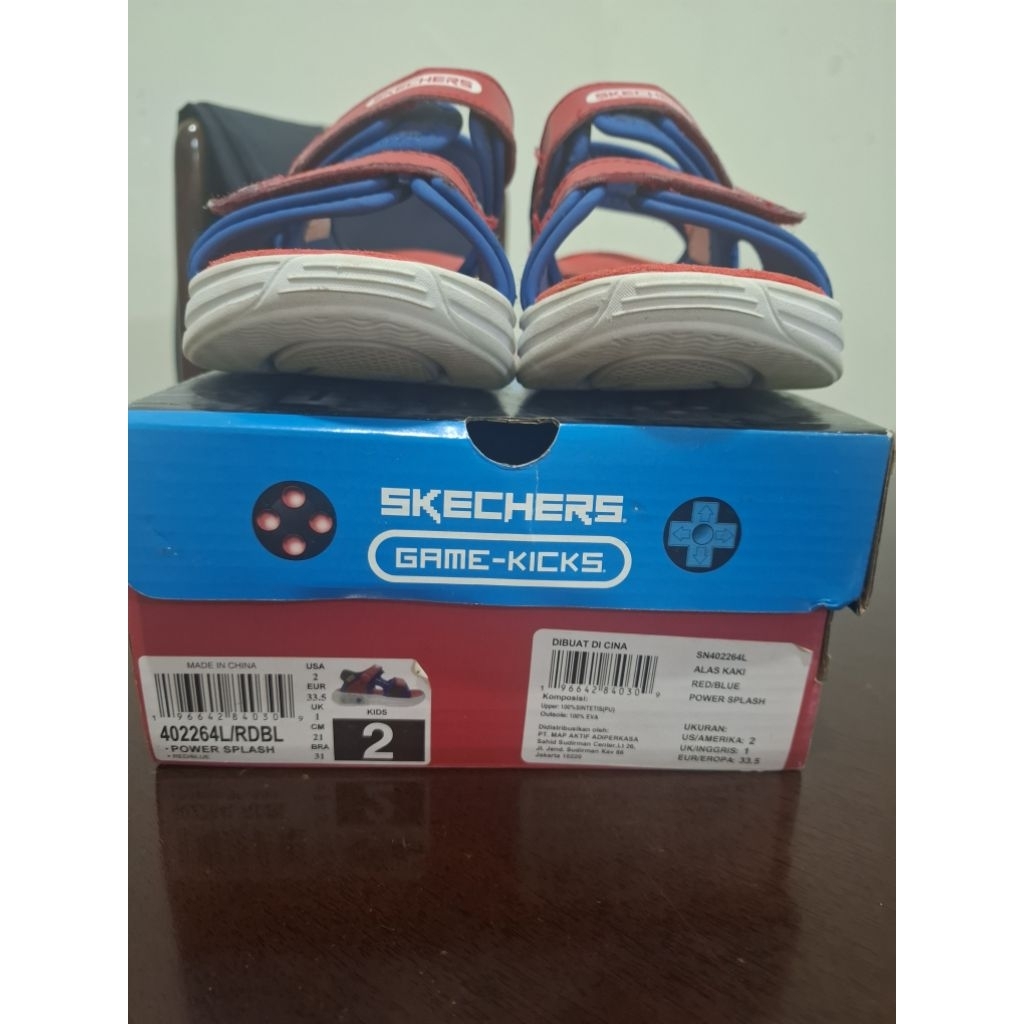 Sepatu sandal anak laki-laki merk skechers