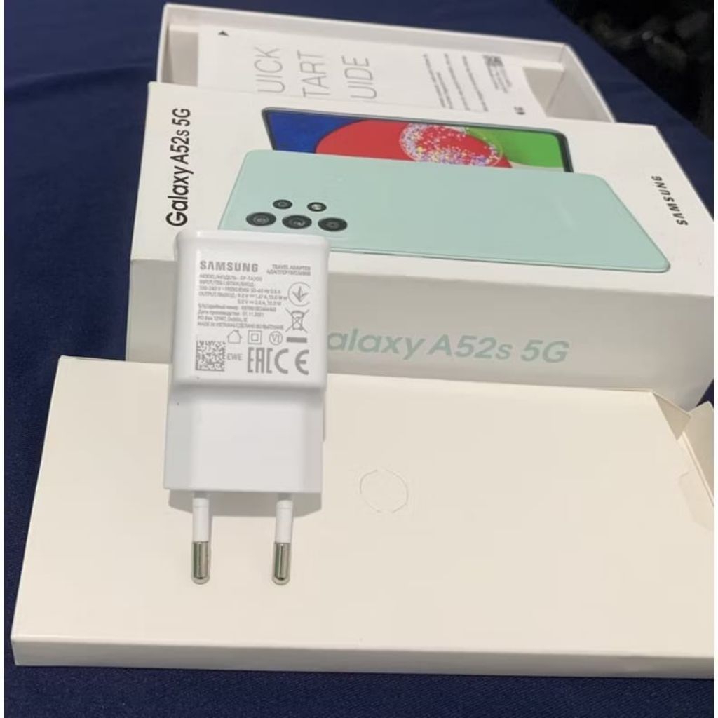KEPALA CHARGER SAMSUNG A52S 5G ORIGINAL BAWAAN HP