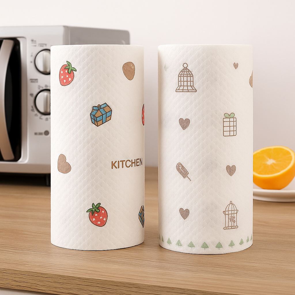 Tisu Gulung Roll Isi 50 Lembar Tisu Dapur Tissue Roll Gulung Dapur Penyerap Minyak