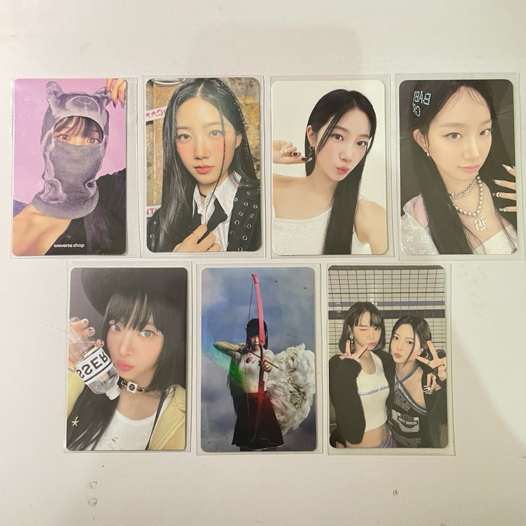 [READY] Photocard PC Le Sserafim Antifragile Unforgiven Chaewon Kazuha Eunchae
