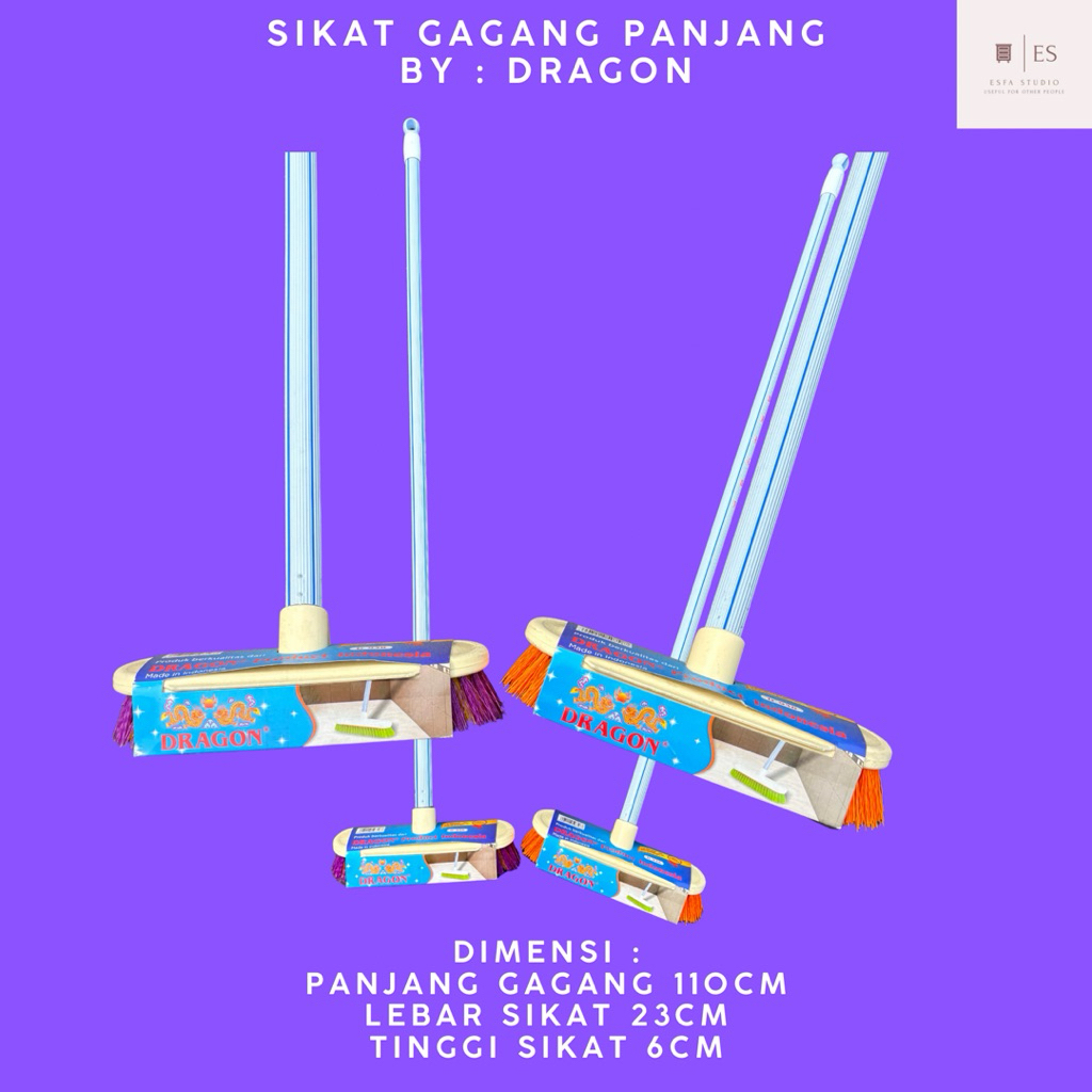 DRAGON - Sikat Gagang Panjang Dragon Sikat Lantai