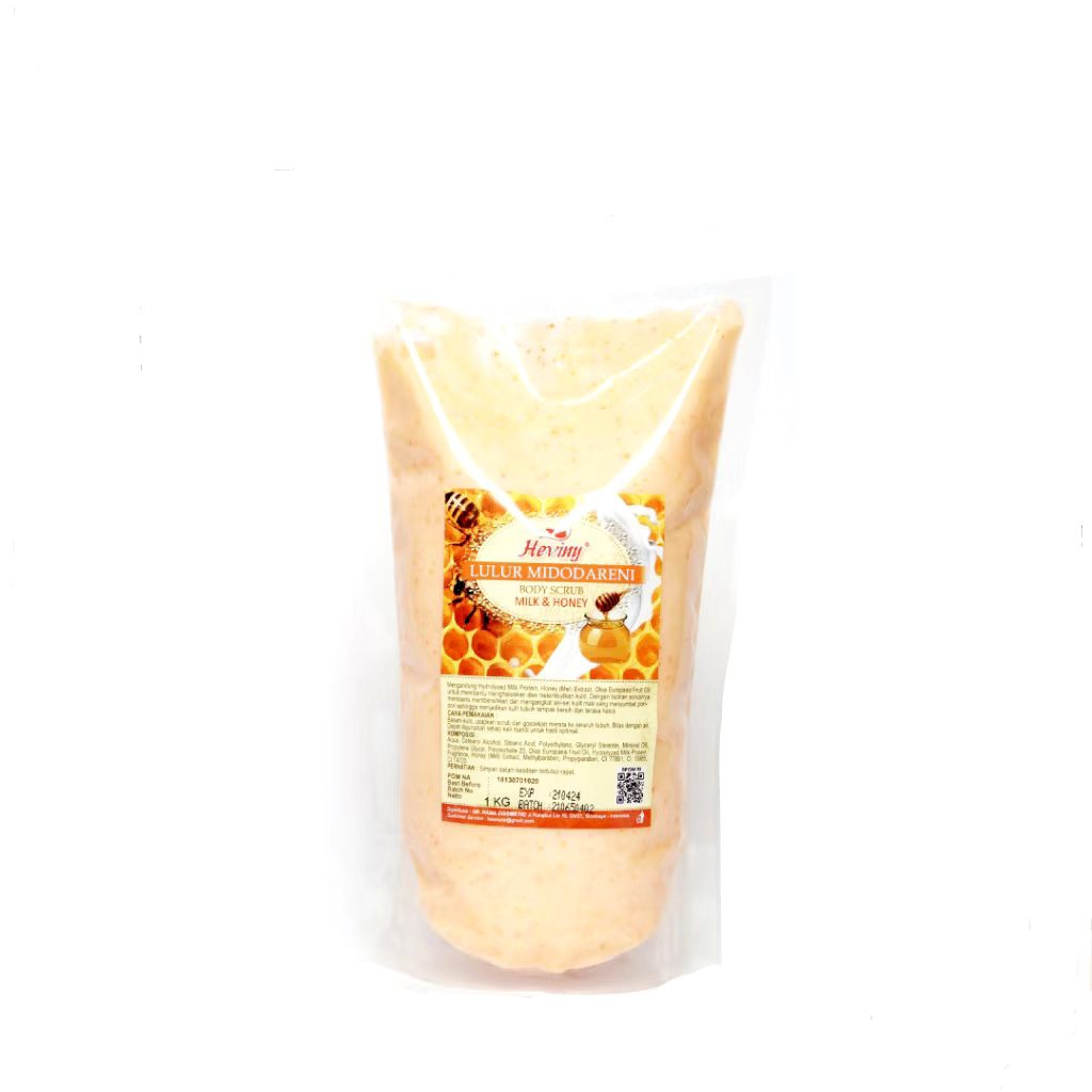 GlowMart ❤ Heviny Lulur Midodareni 1Kg | Refill | Body Scrub | Lulur Mandi