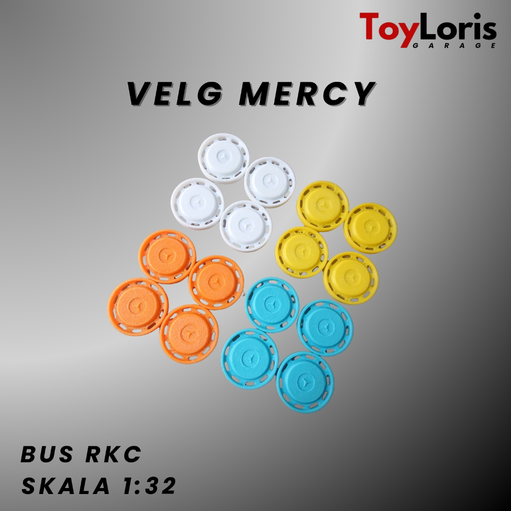 Velg mercedes miniatur bus plastik skala 1:35 I Aksesoris Bus RKC