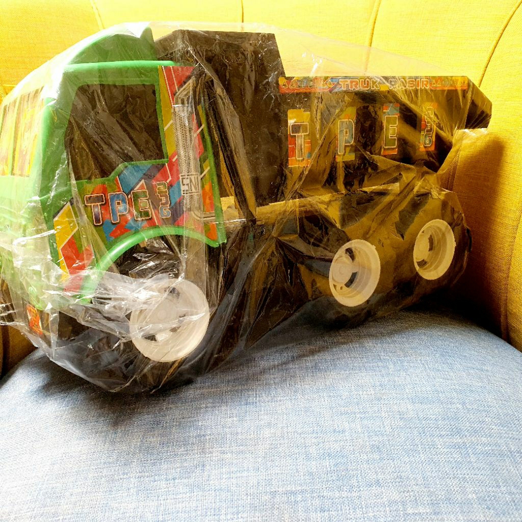 GDM - Mainan dump truk pasir jumbo anak laki laki - Dump truk pasir besar