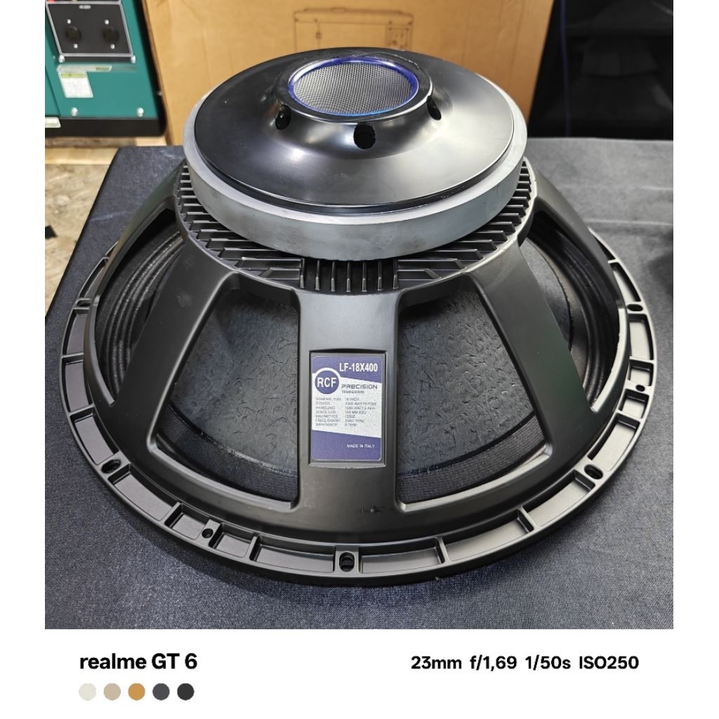 PROMO Komponen Speaker / 18 Inch / RCF LF18X400 / VC 4 IN / LF 18 X400 18X400 M / 97 dB - RMS 1000 W