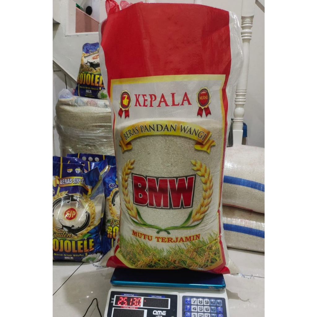Beras BMW Pandan Wangi 25kg Asli