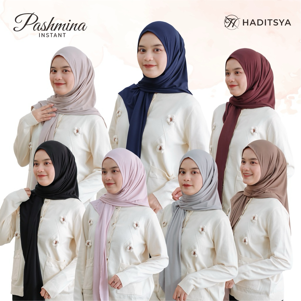 Haditsya Jilbab Pashmina Instant