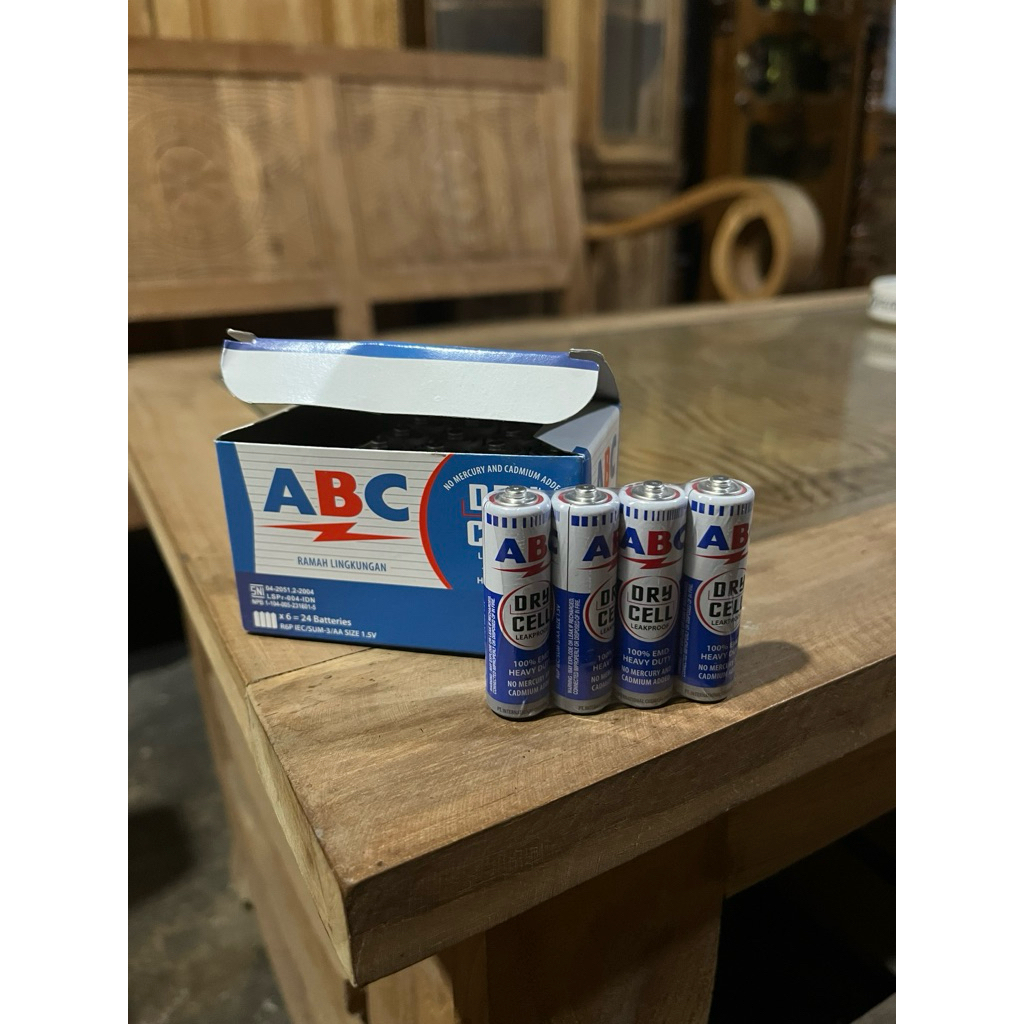 Baterai ABC AA/Baterai ABC A2/Baterai ABC jam (slop)