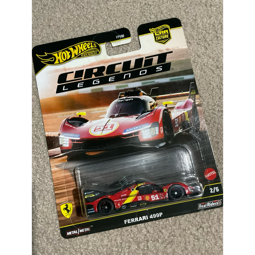 Hot Wheels / Hotwheels Premium Circuit Legends - Ferrari 499P / 499 P