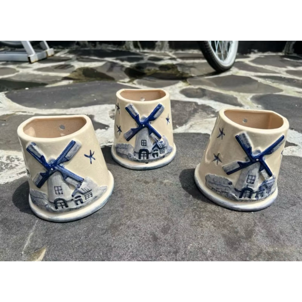 Vas Tempel / Tempat Sendok Keramik (Per pcs)