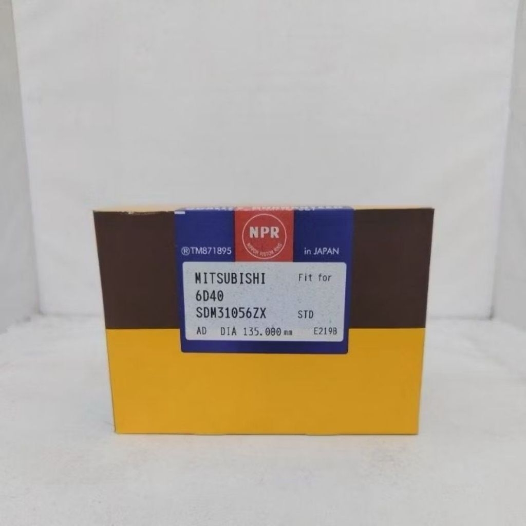 Ring Piston Mitsubishi 6D40 NPR Japan (100% asli)