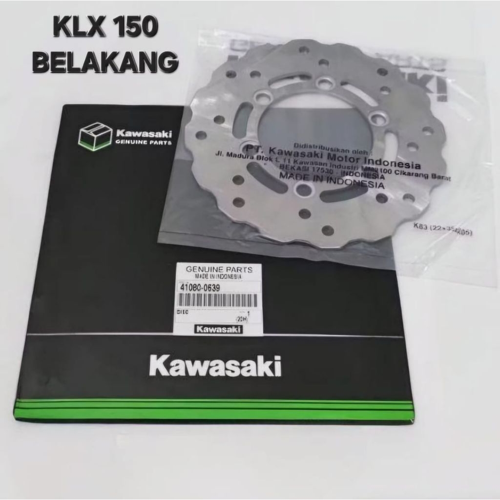 PIRINGAN CAKRAM BELAKANG KLX 150 ORIGINAL