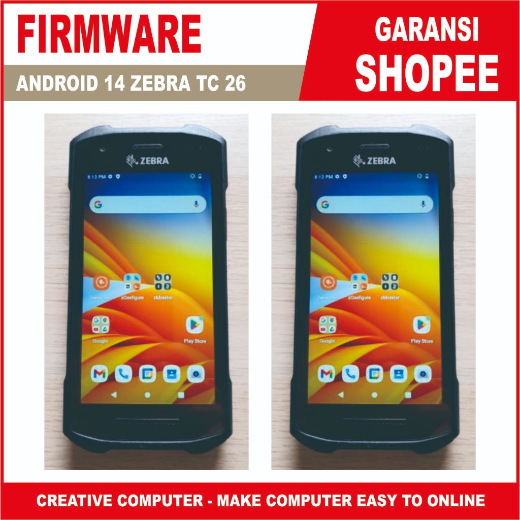 FIRMWARE ANDROID 14 ZEBRA TC 26