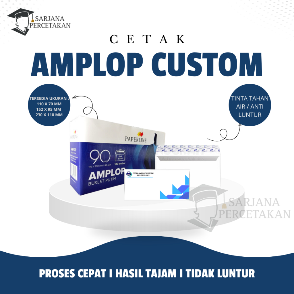 amplop custom instansi/amplop perusahaan dll