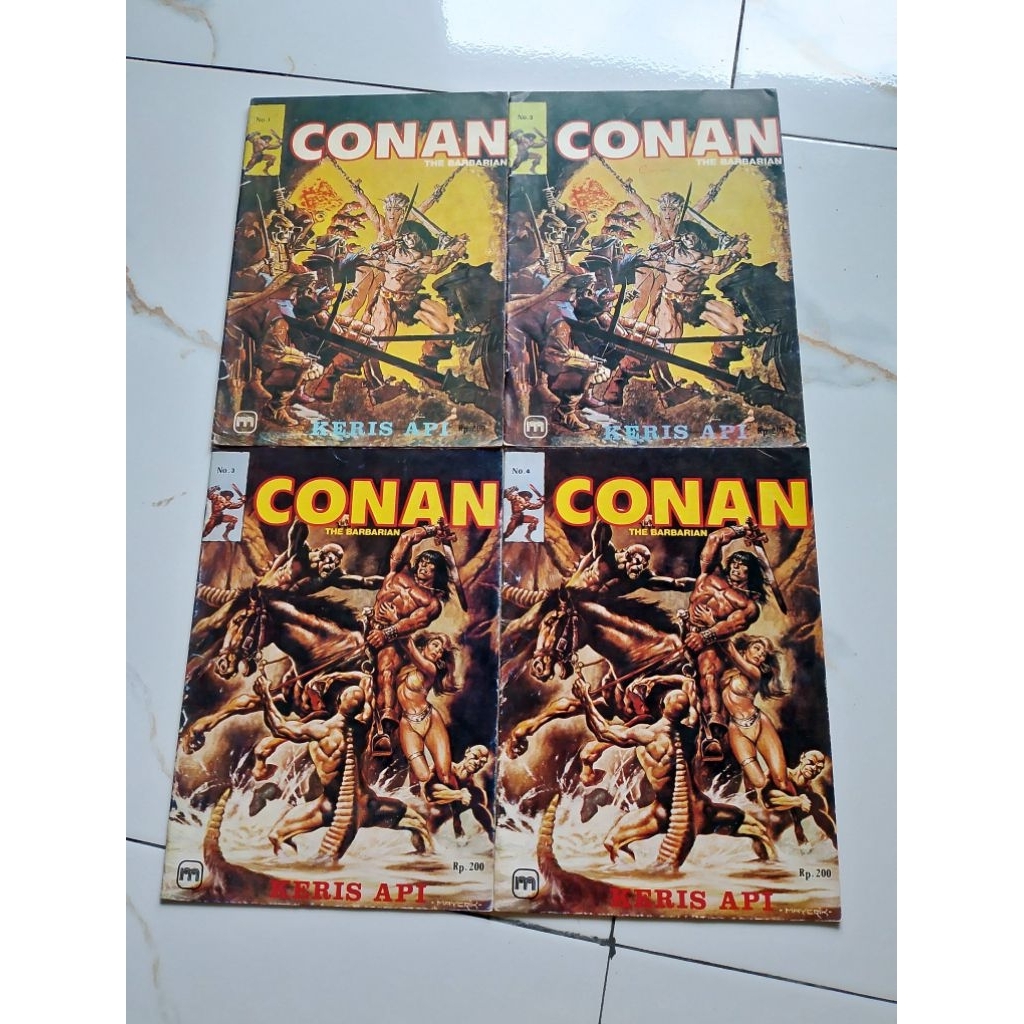komik conan the barbarian keris api