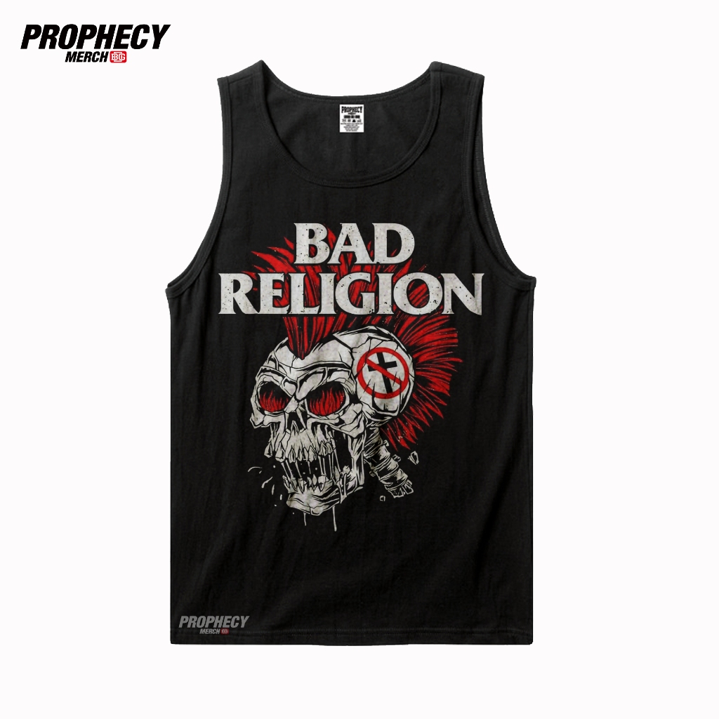 24s / KAOS / SINGLET / KAOS LEKBONG BAND BAD RELIGION - PUNK / TANKTOP / LEKBONG