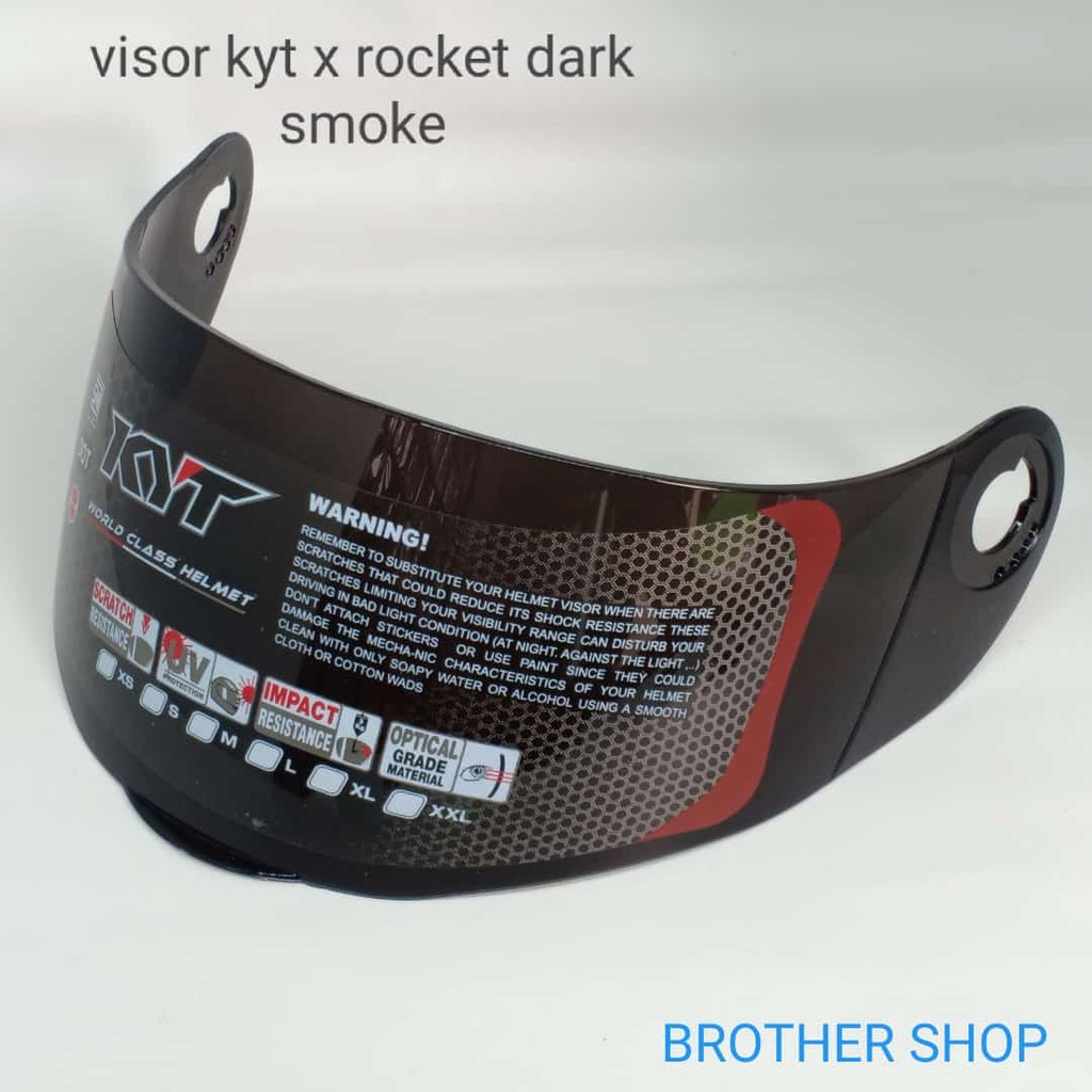 visor helm kyt x rocket original