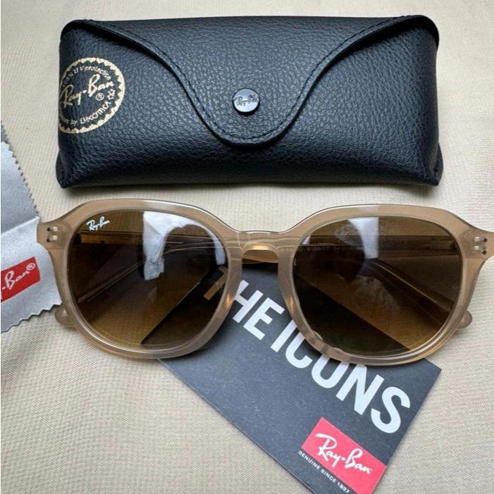 Kacamata Rayban Asian Fit Coklat Tua Size 54 Original