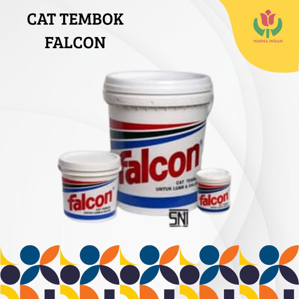 CAT TEMBOK FALCON BIASA 4.5 KG - TEMBOK INTERIOR - CAT MURAH DAN EKONIMIS