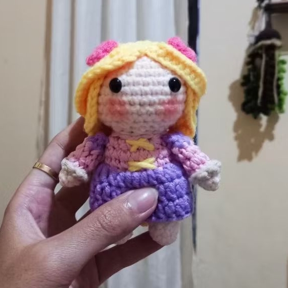 Rapunzel Crochet | Boneka Rajut Rapunzel Tangled