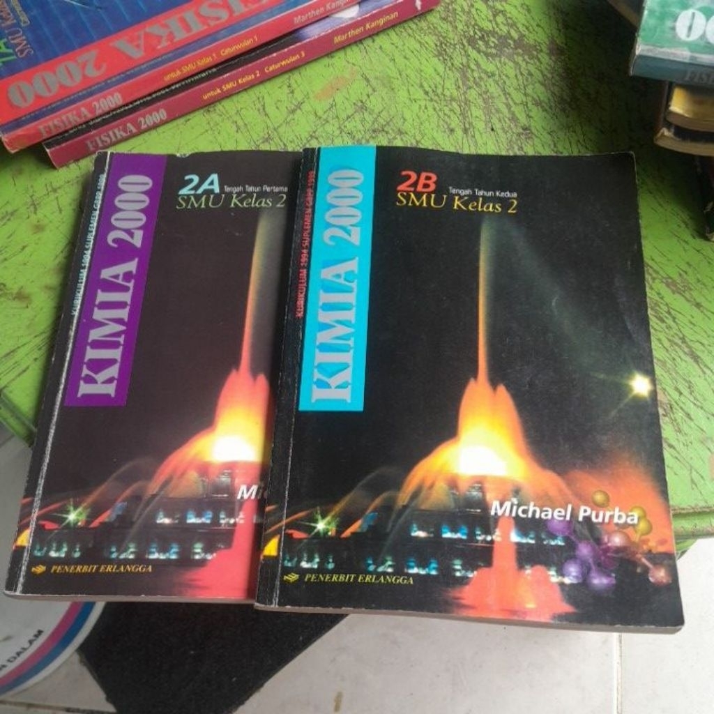 BUKU KIMIA 2000 SMA KELAS 2 JILID 2A&2B KURIKULUM 1994 SUPLEMEN GBPP 1999 PENERBIT ERLANGGA
