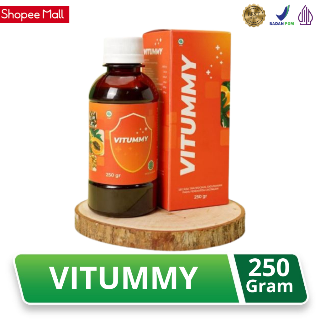 Vitummy Madu 130 ml Herbal Sehat Basmi Cacingan Pada Anak / Vitummy