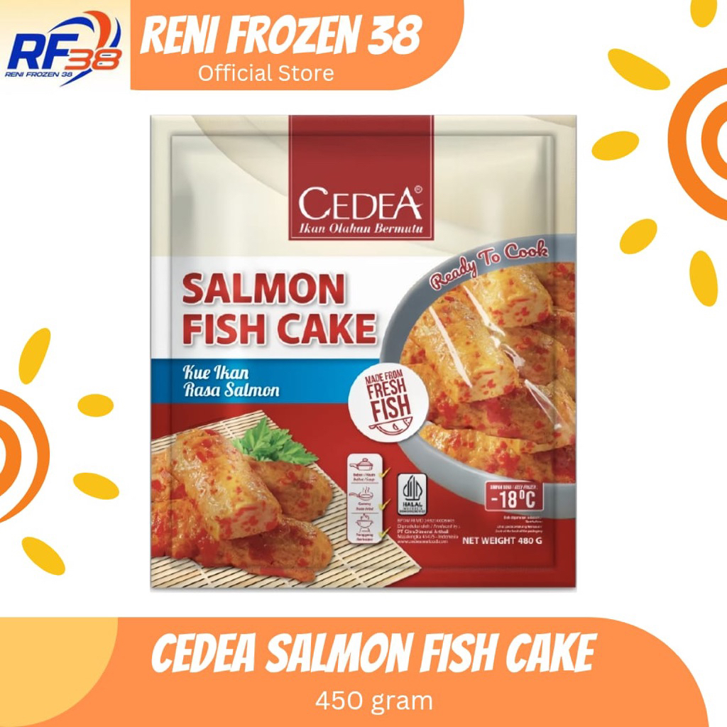 Cedea Salmon Fish Cake 450gr / Frozen Food / Reni Frozen 38
