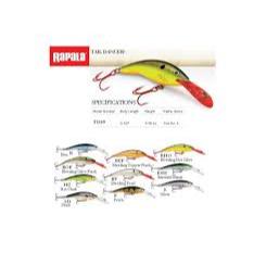 LURE / UMPAN RAPALA DEEP TAIL DANCER 09 NON BOX, TD-09, 9cm / 13gram, 3.6 - 4.5 meter