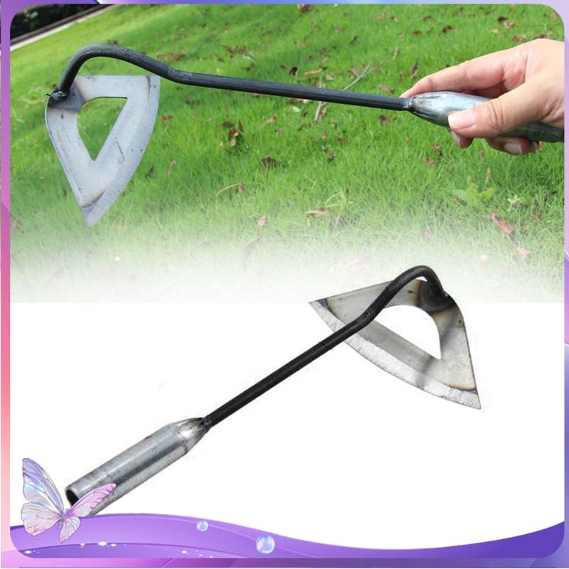 Cangkul Baja Kecil Cangkul Kecil Gagang Besi Panjang Pacul Mini Berkebun Cangkul Mini Kecil Berkebun