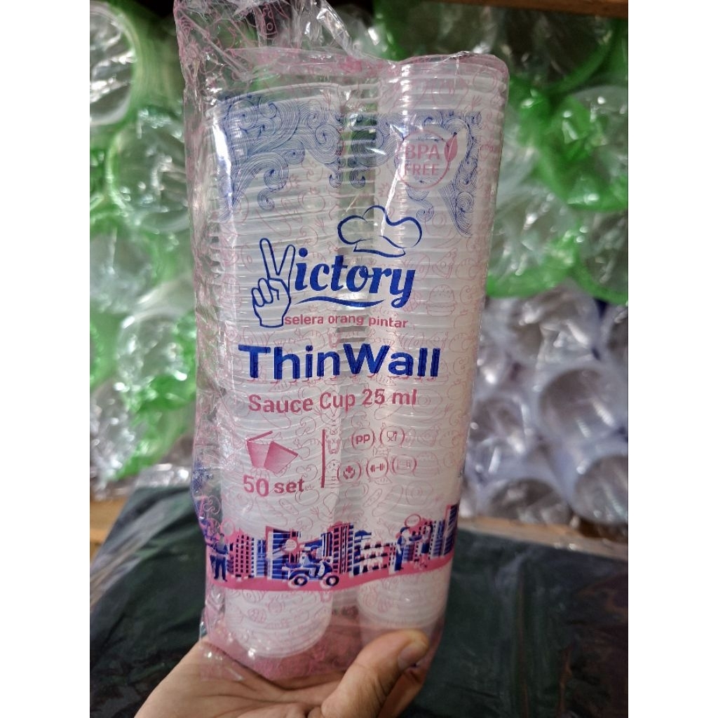 thinwall victory saus cup 25ml