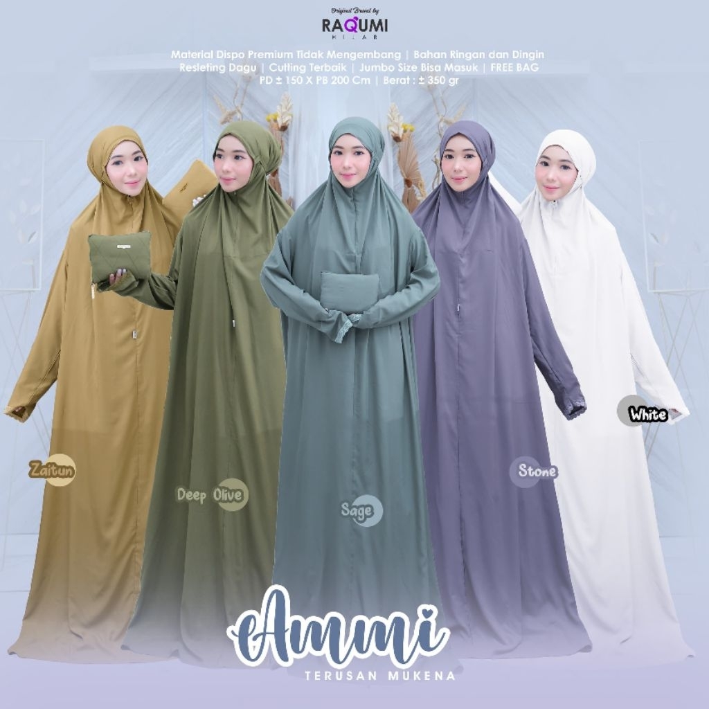 AMMI MUKENA TERUSAN BY RAQUMI HIJAB