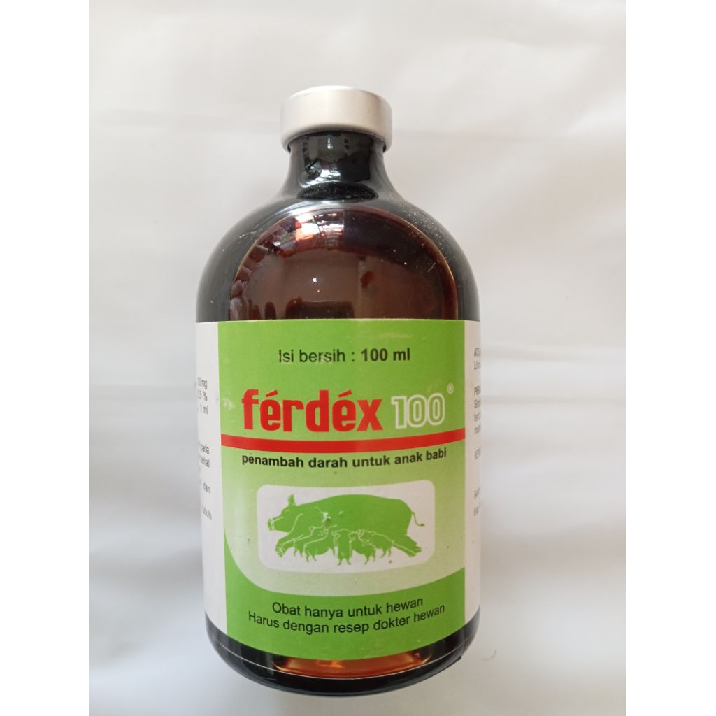 ferdex 100-penambah darah untuk anak babi