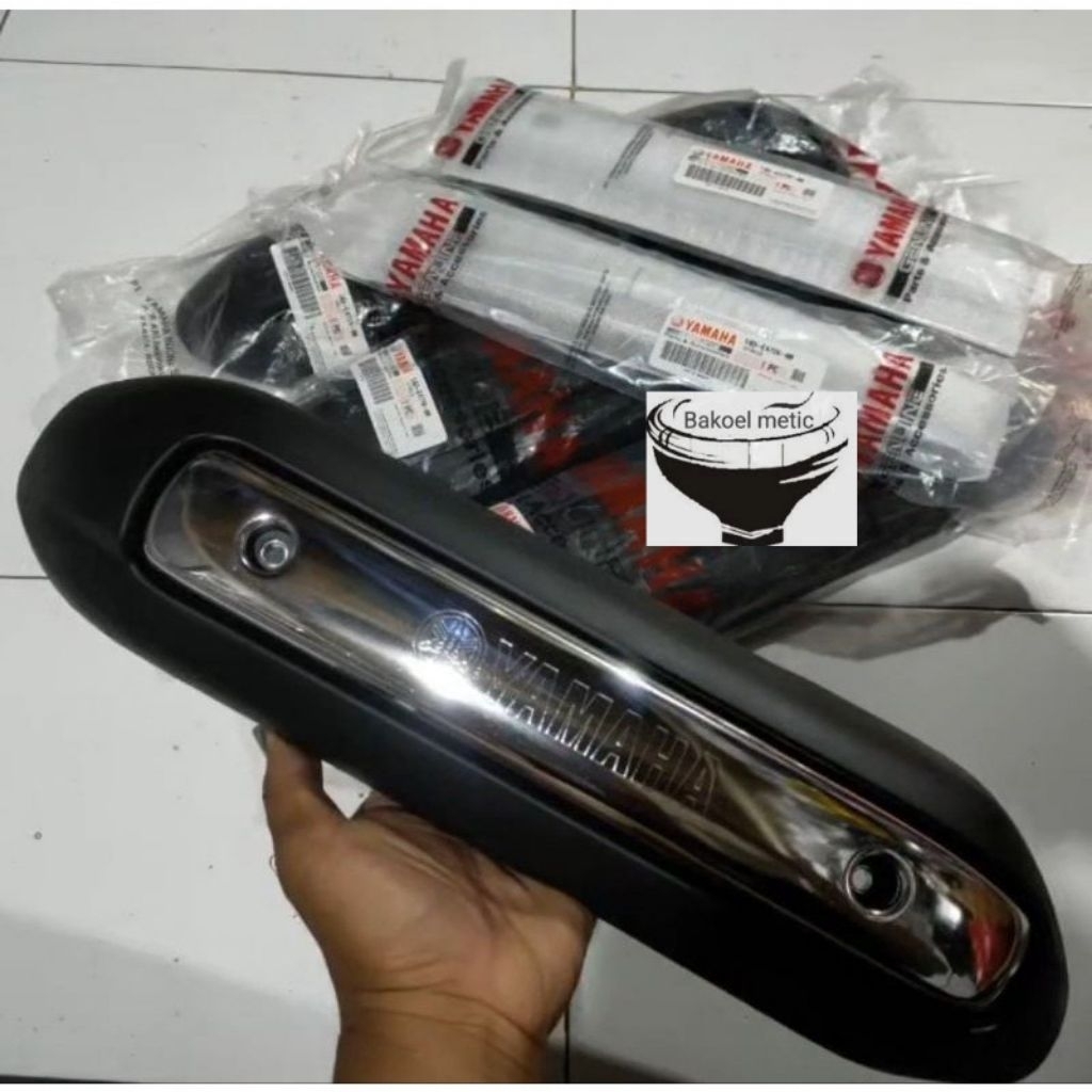 tameng kenalpot Mio smile original tameng kenalpot Mio soul original pelindung kenalpot mio old orig