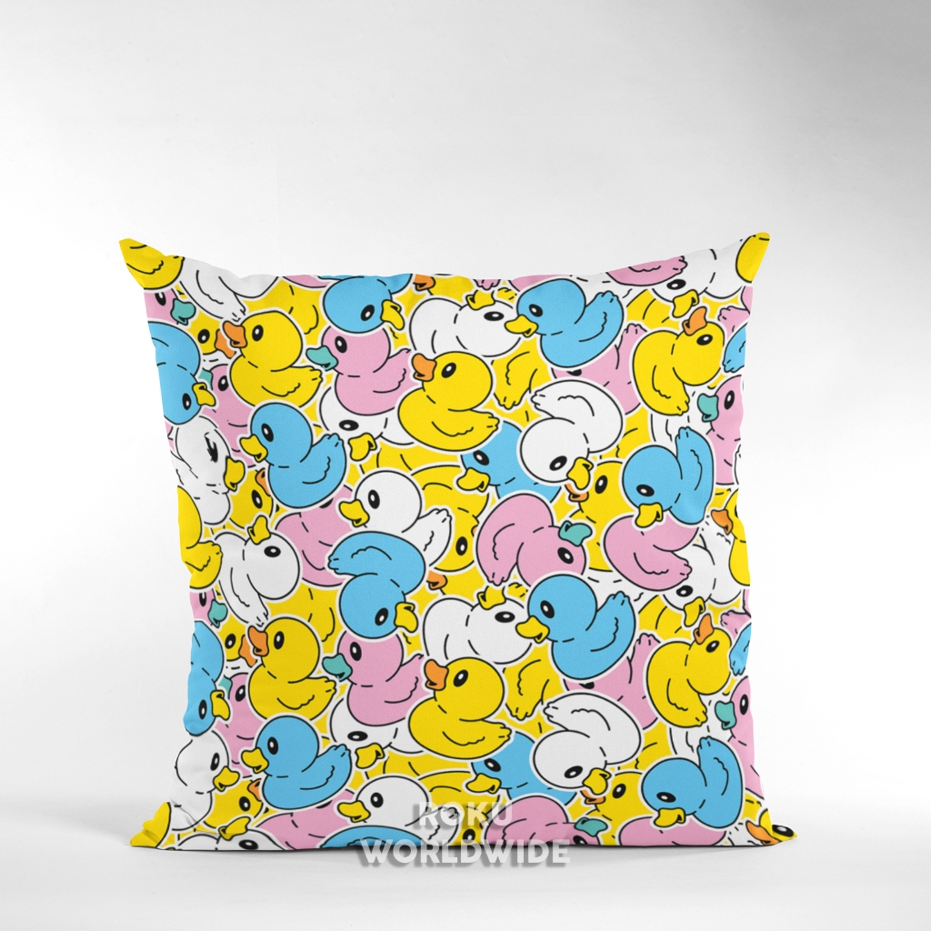 Roku Worldwide Bantal Sofa Aesthetic Karakter Bebek Duck Hewan Binatang Dekorasi Hiasan Kamar ED344