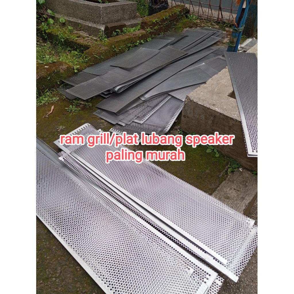 plat lubang speaker 20x30/plat grill/plat hexagonal