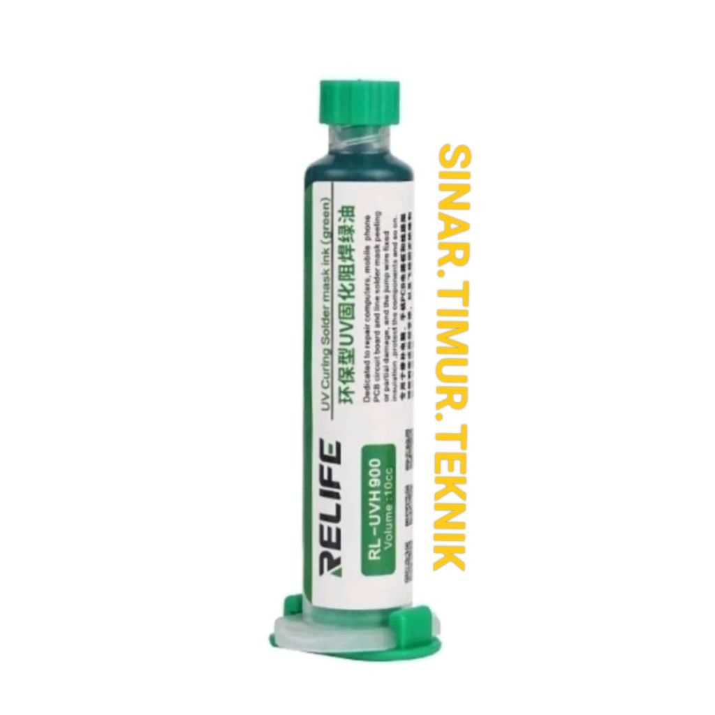 CAIRAN IJO - CAIRAN HIJAU - PENAMBAL PCB MOTHERBOARD HIJAU RELIFE UVH900 10CC - UV MASK PCB GREEN