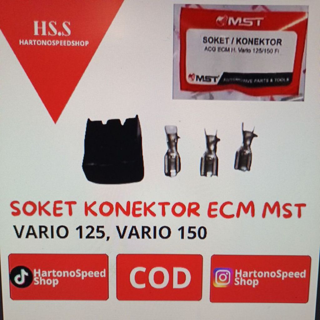 SOKET ACG VARIO125 COP ECU COP ACG COP ECM SOKET ECU ECM SOKET KONEKTOR KIPROK ACG VARIO125 150 PCX1