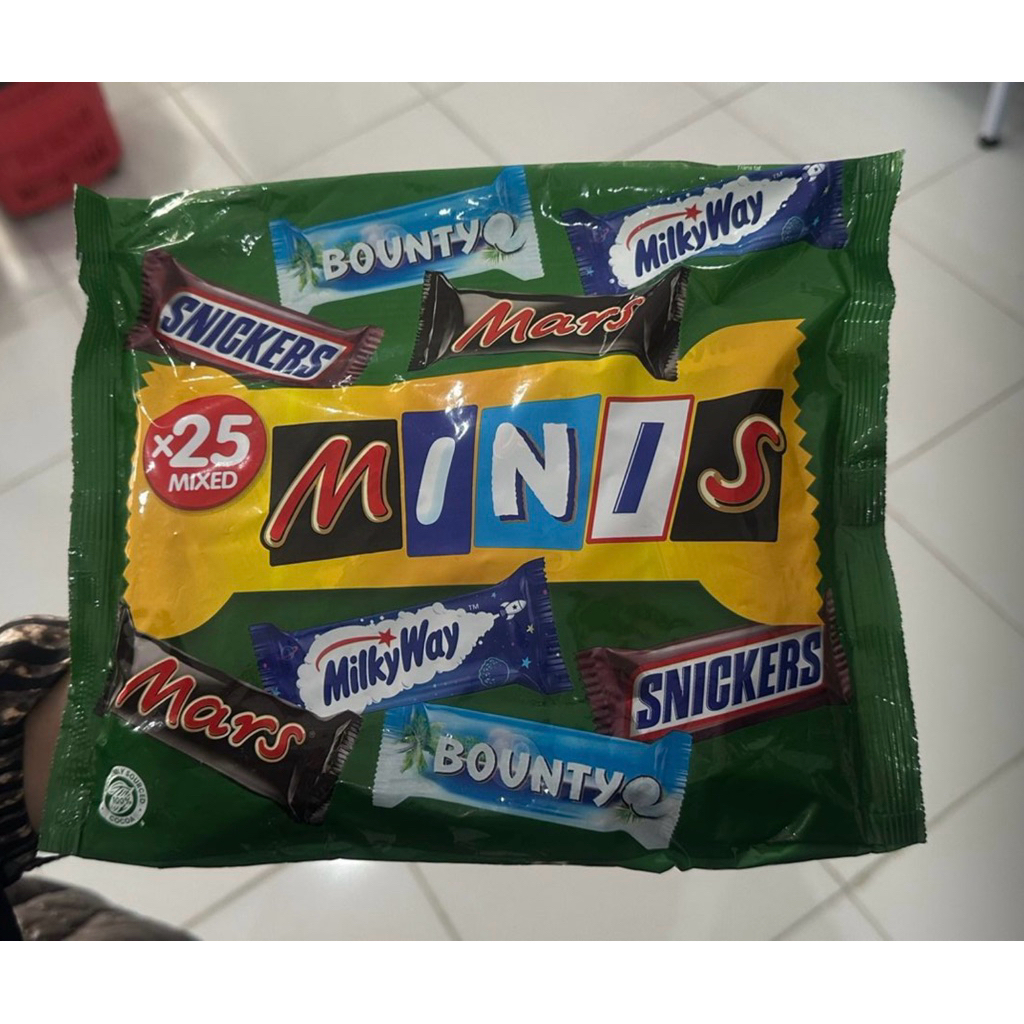 25 Mix Minis Mars / Bounty / Snickers / Milky way