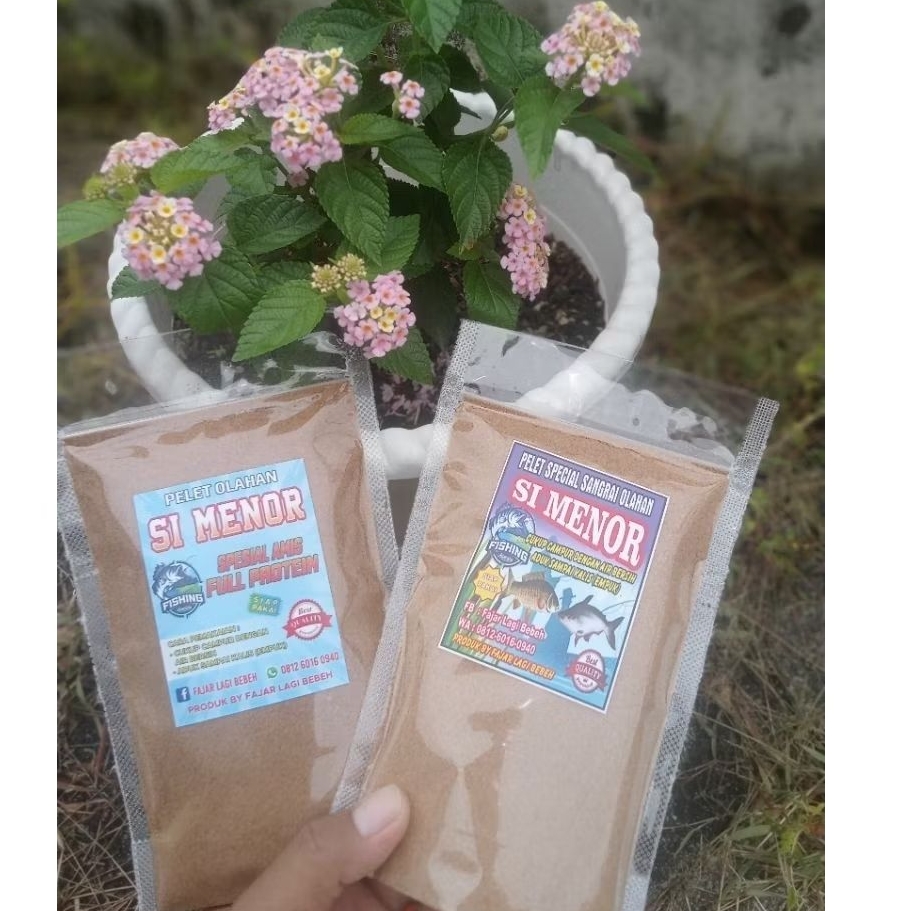 Pelet ikan / pelet si menor / umpan viral / pelet special sangrai
