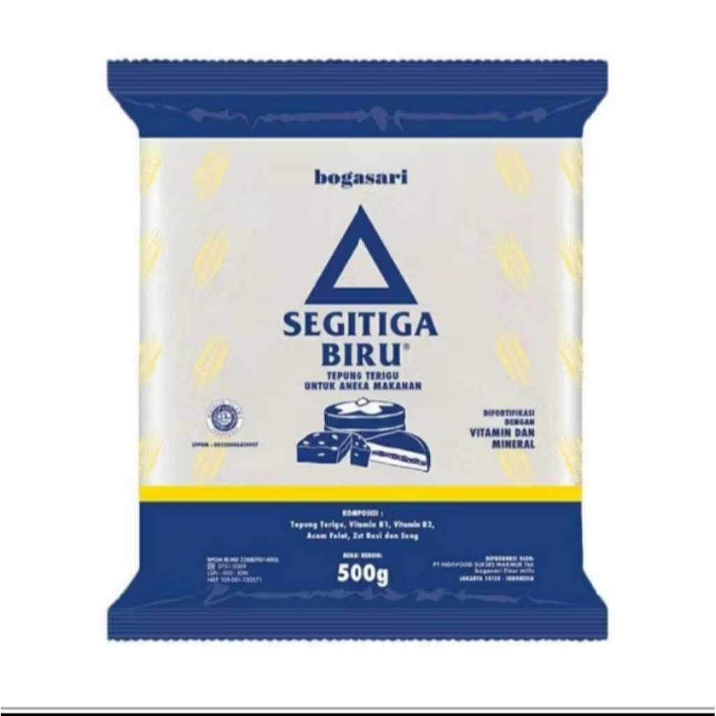 tepung terigu segitiga biru 500gram