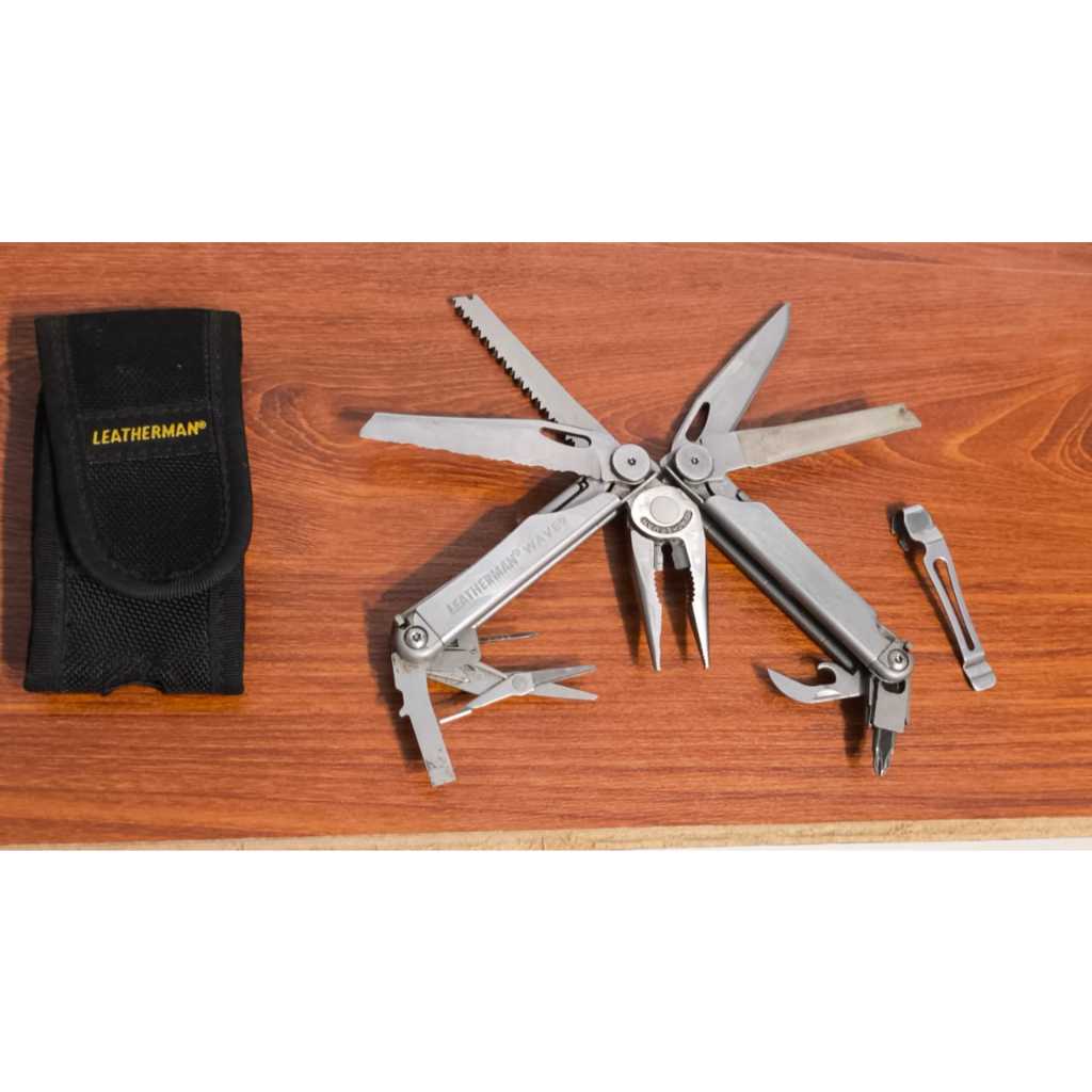 Leatherman Wave pisau lipat tools EDC