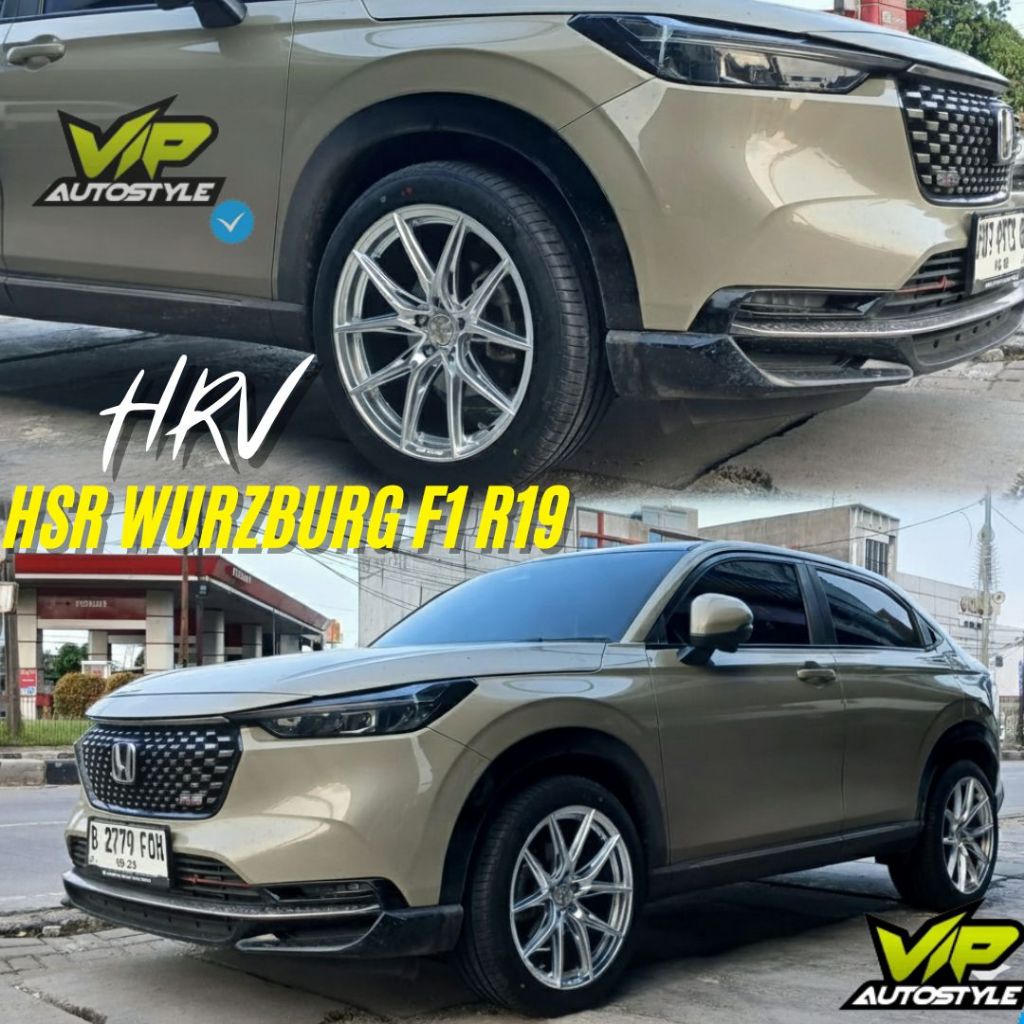 Velg Mobil Racing Hrv Ring 19 || Velg Mobil Racing Hsr WURZBURG F1 R19 H5x114,3 Hyper Silver