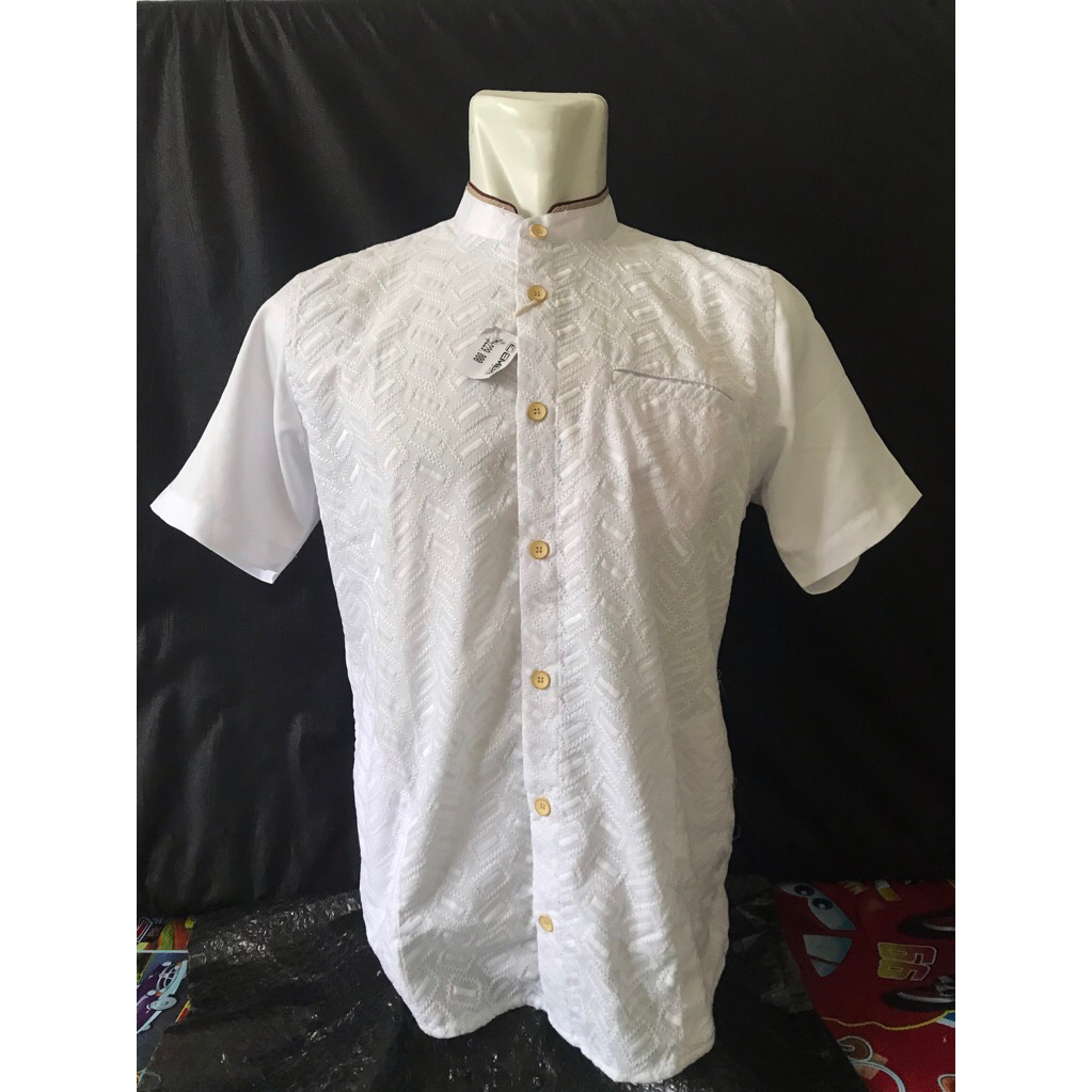 kemeja koko emba lengan pendek muslimah