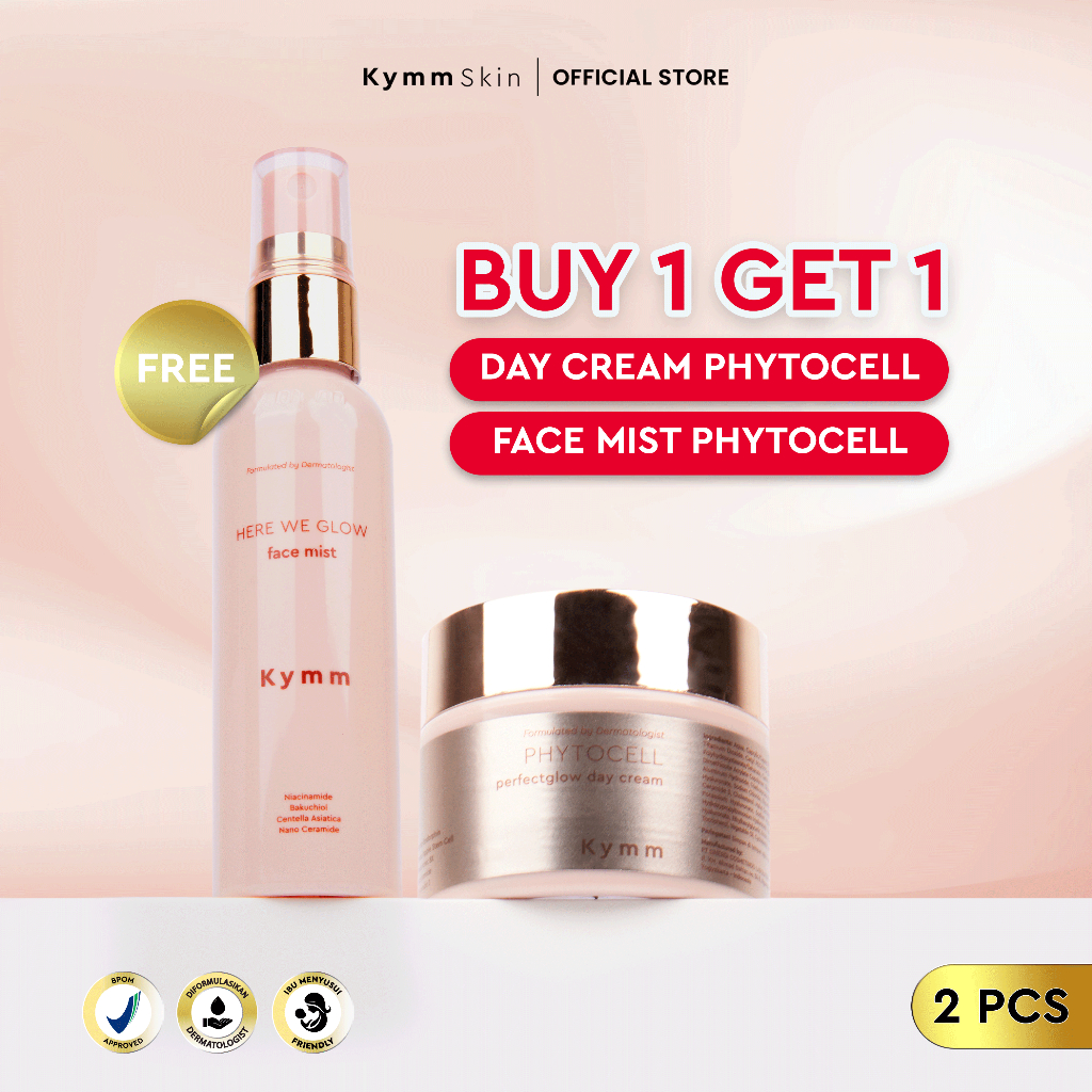 [BUY 1 GET 1] KYMM SKIN Phytocell Day Cream + Phytocell Face Mist | Formula with Phytocell, Ceramide