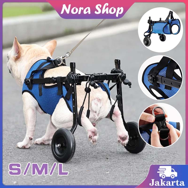 Kucing Anjing Wheelchair / Alat Bantu Jalan Anjing Kucing / Cat Dog Hind Legs